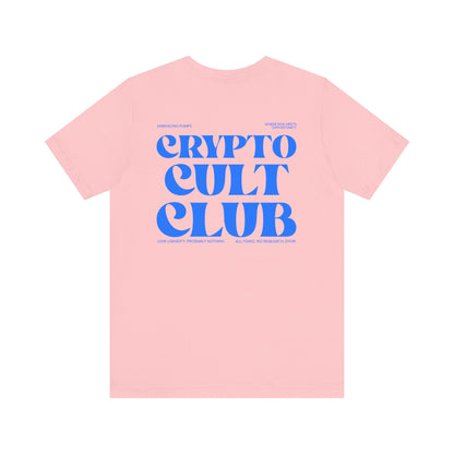 'Crypto Cult Club' Blue CCC T-Shirt