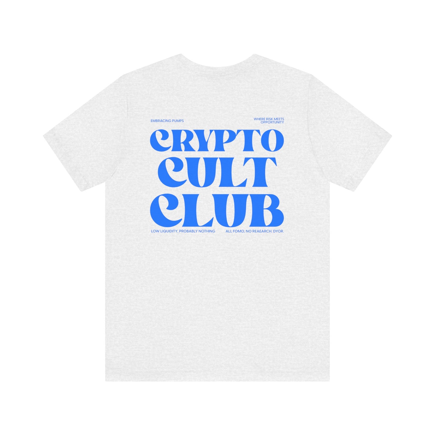 'Crypto Cult Club' Blue CCC T-Shirt