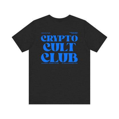 'Crypto Cult Club' Blue CCC T-Shirt