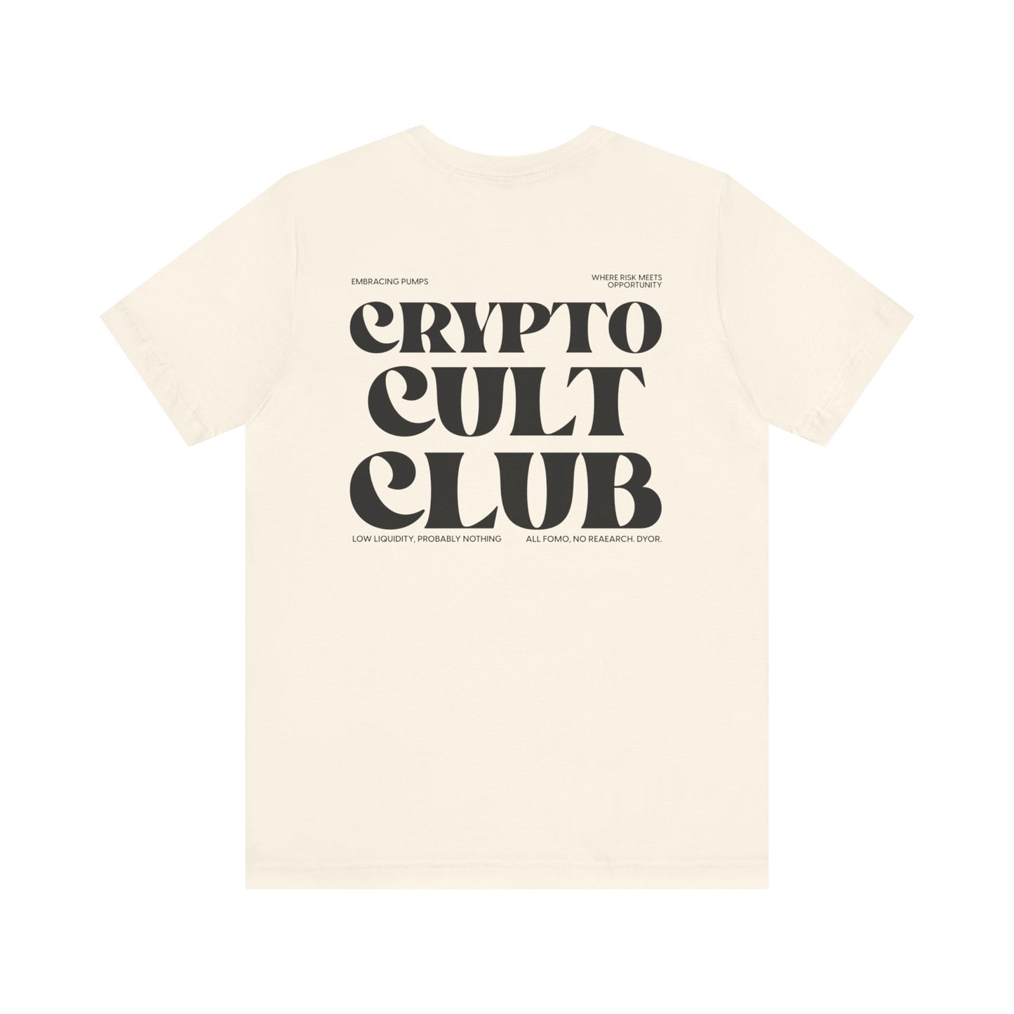 'Crypto Cult Club' Black CCC T-Shirt