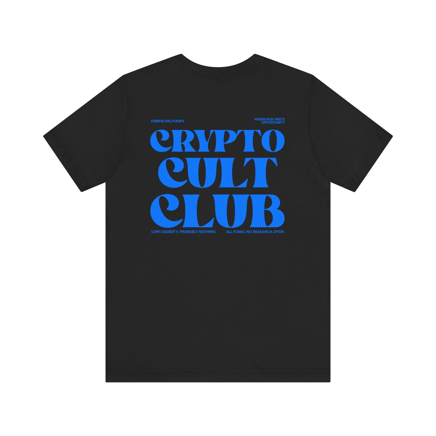 'Crypto Cult Club' Blue CCC T-Shirt