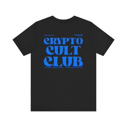 'Crypto Cult Club' Blue CCC T-Shirt