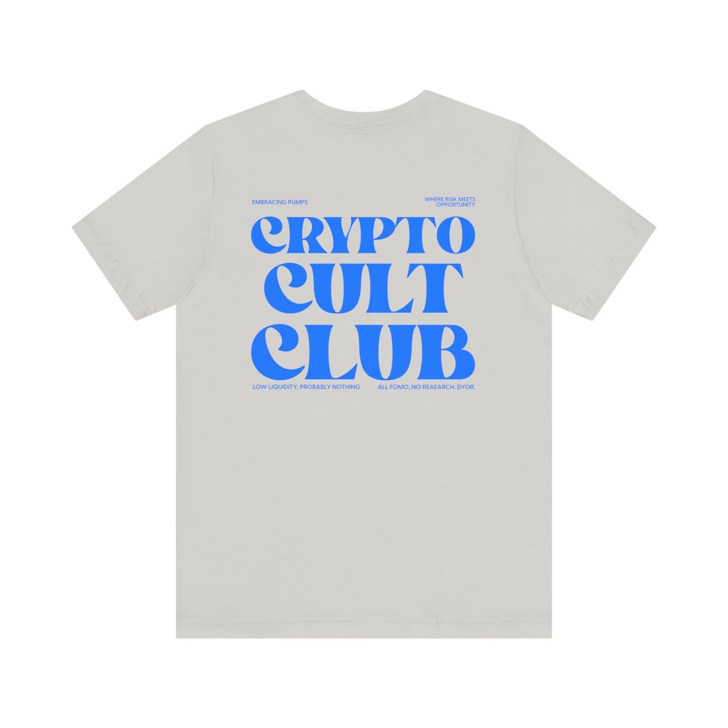 'Crypto Cult Club' Blue CCC T-Shirt