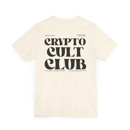 'Crypto Cult Club' Black CCC T-Shirt