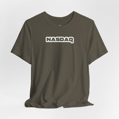 NASDAQ White Logo T-Shirt