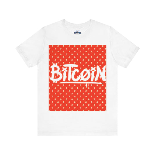 Red BTC Graffiti Monogram T-Shirt