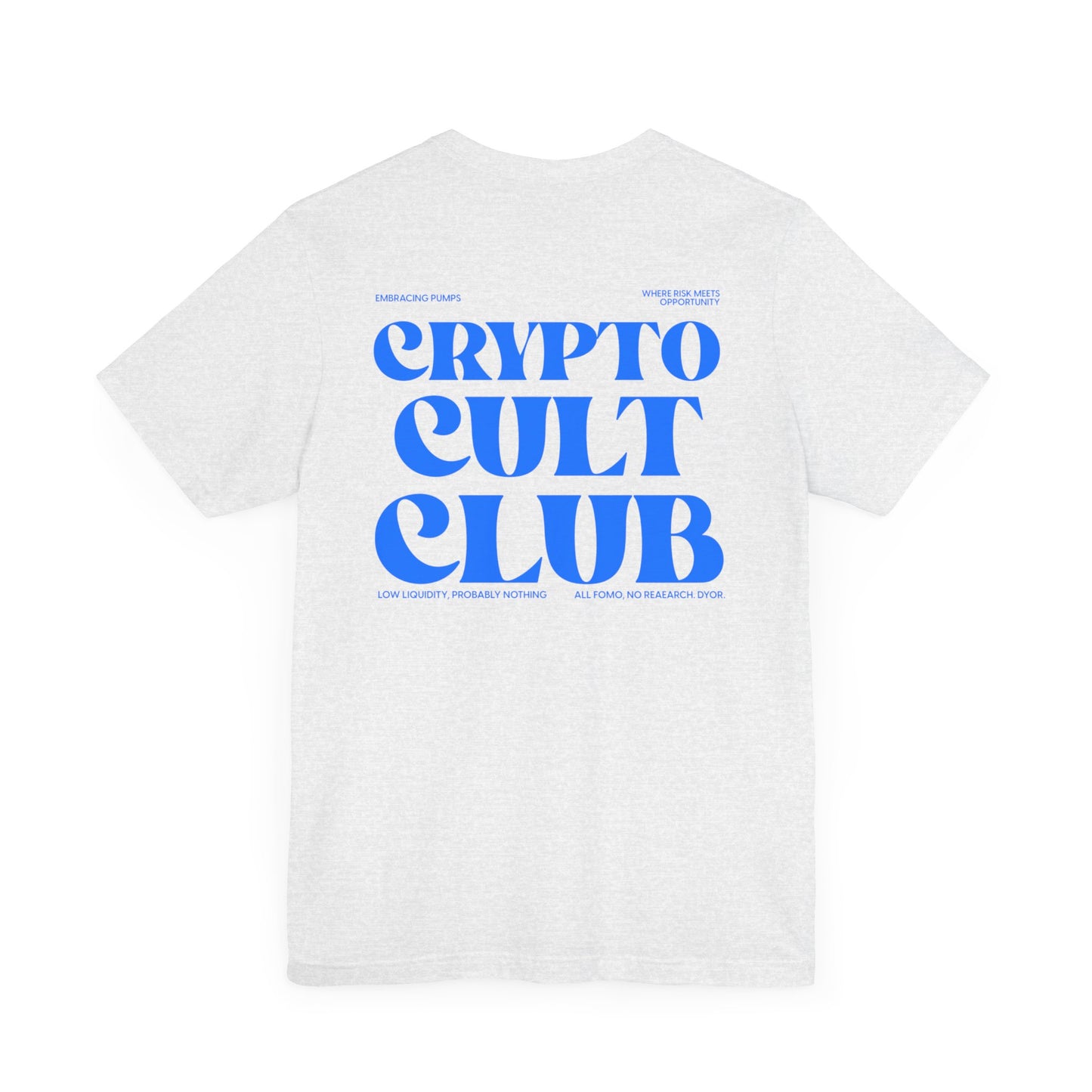 'Crypto Cult Club' Blue CCC T-Shirt