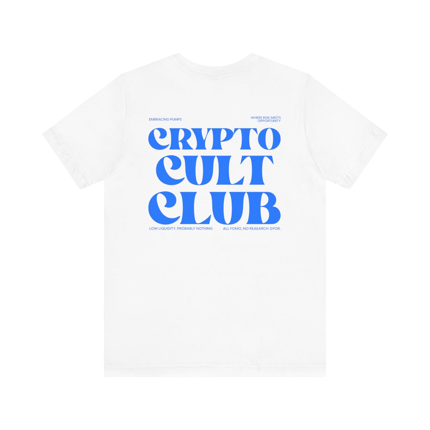 'Crypto Cult Club' Blue CCC T-Shirt