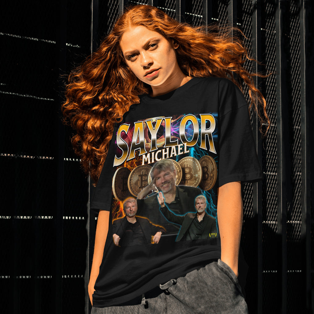 Michael Saylor Retro Bootleg T-Shirt