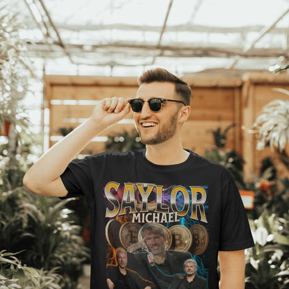 Michael Saylor Retro Bootleg T-Shirt