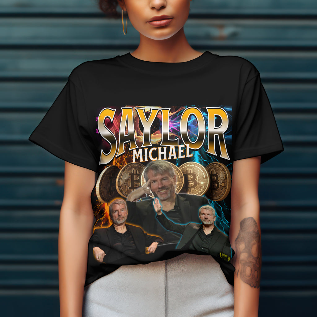 Michael Saylor Retro Bootleg T-Shirt