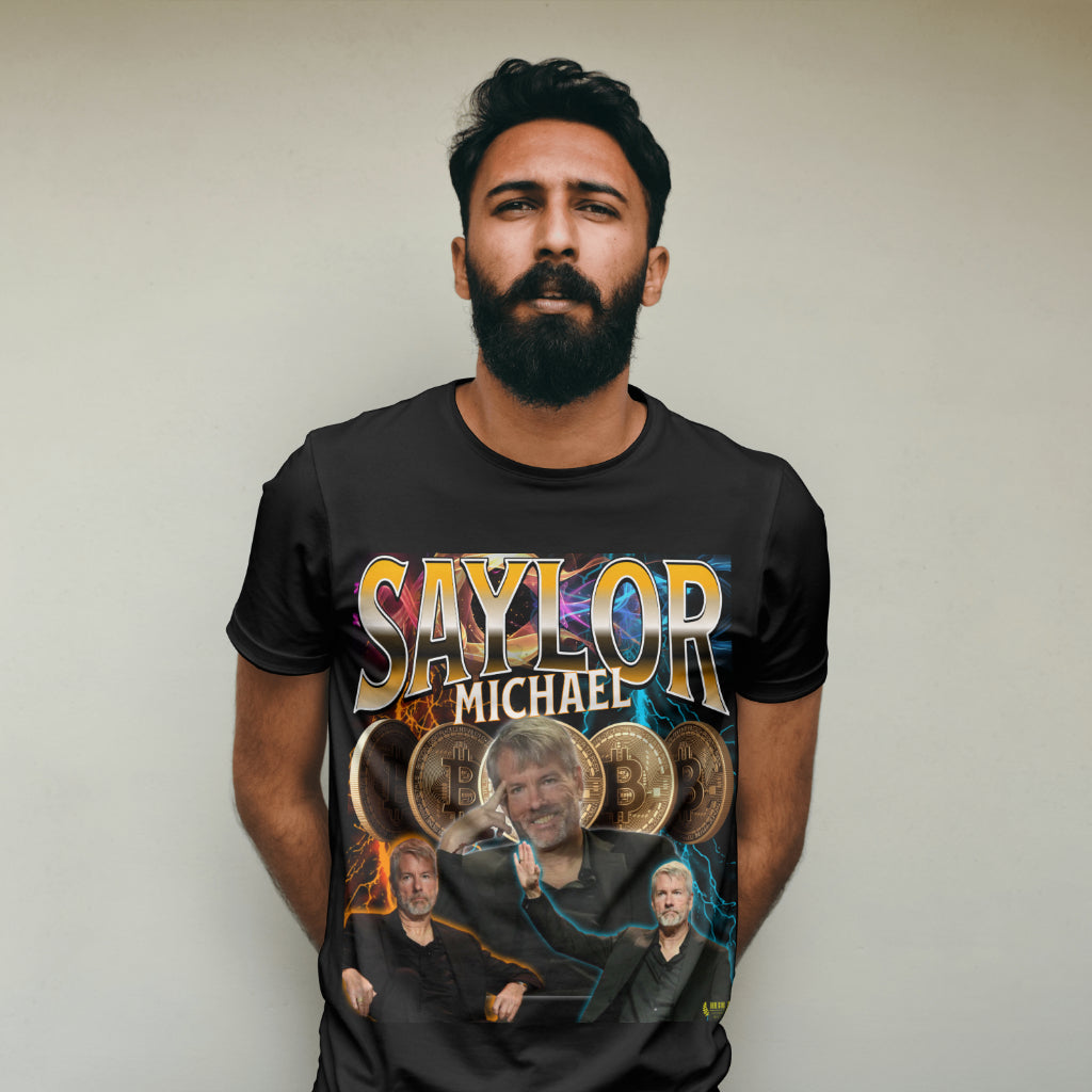 Michael Saylor Retro Bootleg T-Shirt