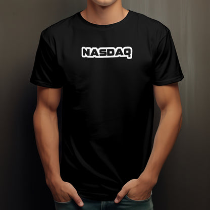 NASDAQ White Logo T-Shirt