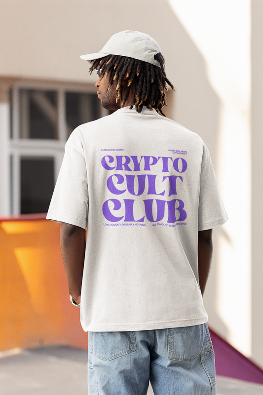 'Crypto Cult Club' Purple CCC T-Shirt