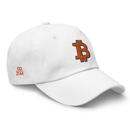 Bitcoin Orange ₿ Strapback Hat