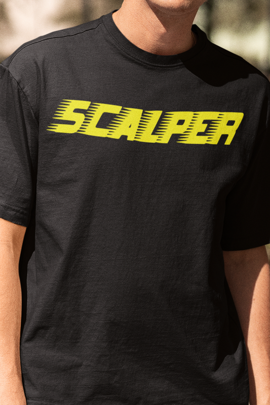 SCALPER Yellow Box Logo T-Shirt