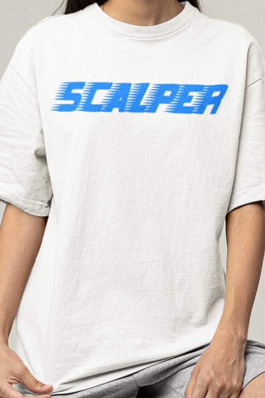 SCALPER Blue Box Logo T-Shirt