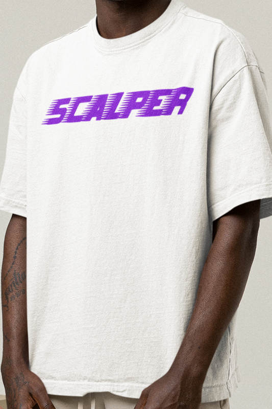 SCALPER Purple Box Logo T-Shirt