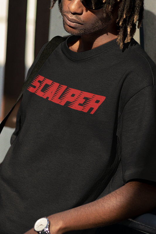 SCALPER Red Box Logo T-Shirt