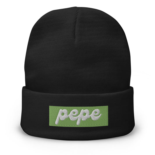 Pepe Box Logo Beanie