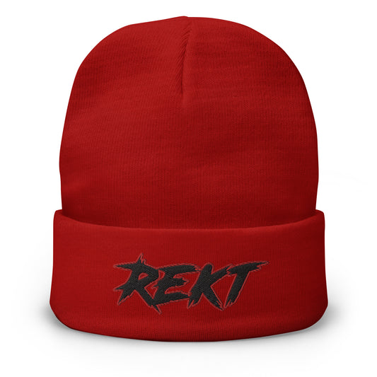 REKT Redline Beanie