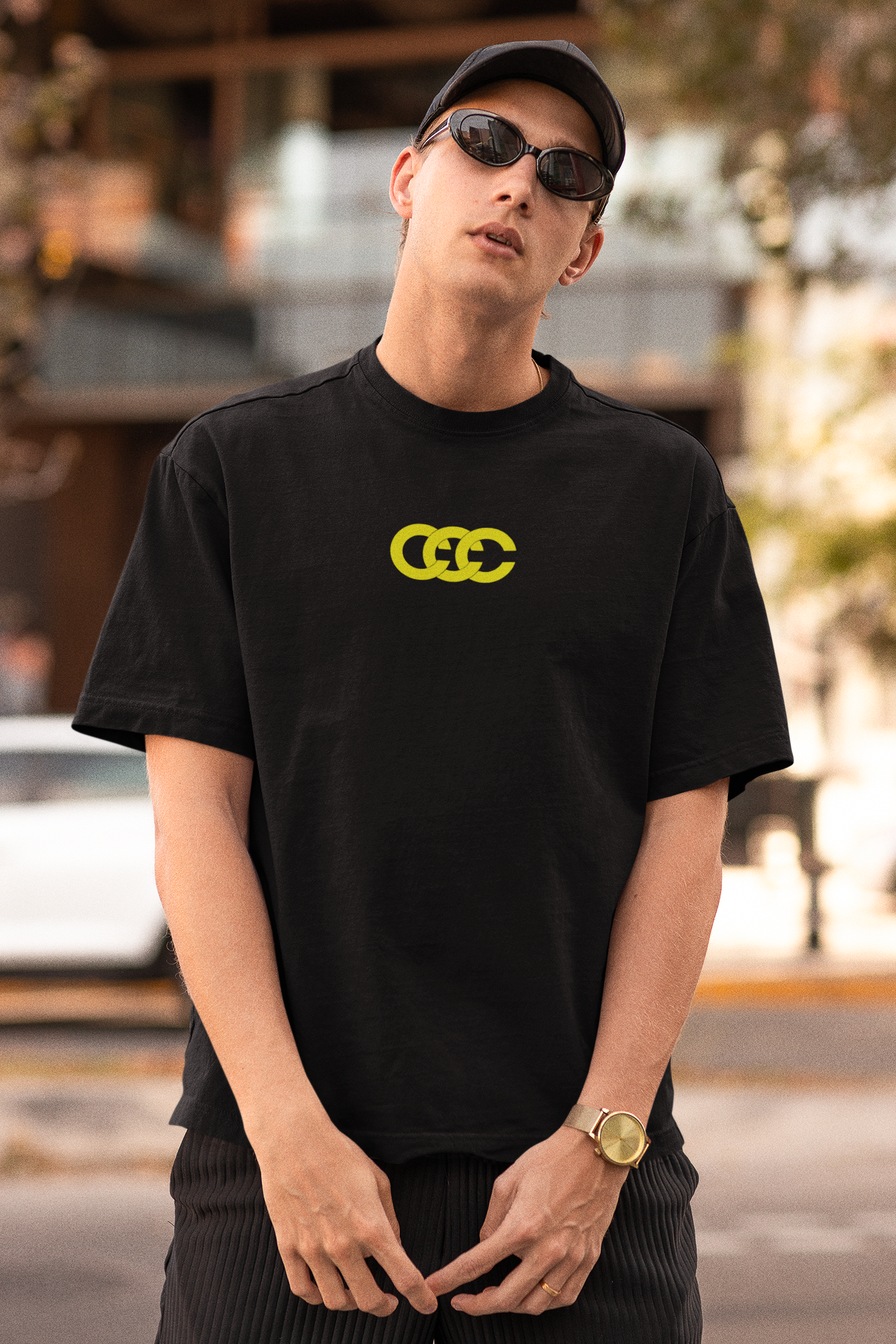 'Crypto Cult Club' Yellow CCC T-Shirt