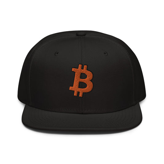 Bitcoin Orange ₿ Snapback Hat