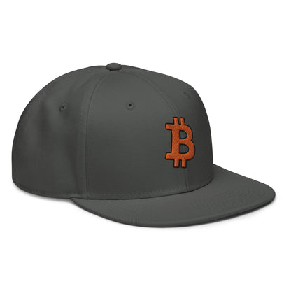 Bitcoin Orange ₿ Snapback Hat