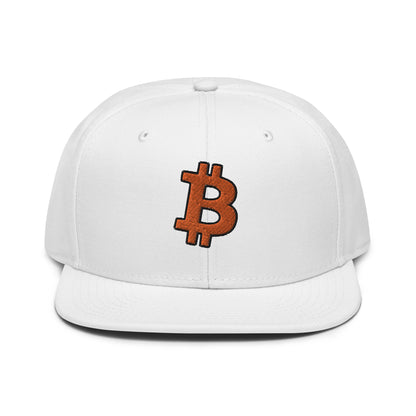 Bitcoin Orange ₿ Snapback Hat