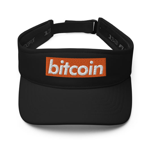 Bitcoin Box Logo Flexfit Visor