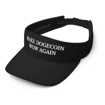 Make Dogecoin Wow Again Flexfit Visor